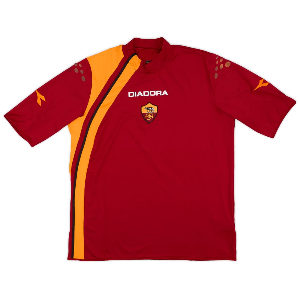 2005-06 Roma Home Shirt - 8/10 - (XL)
