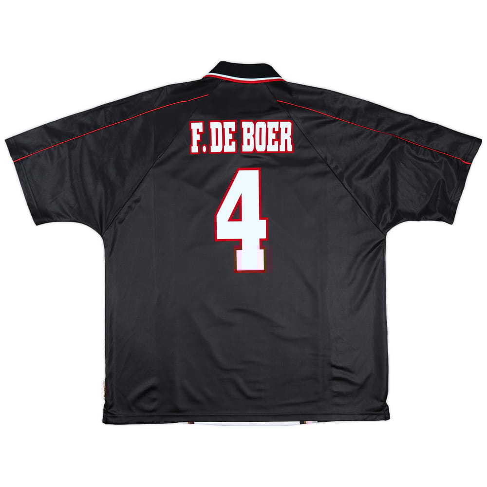 1998-99 Ajax Away Shirt F.De Boer #4 - 9/10 - (XXL)