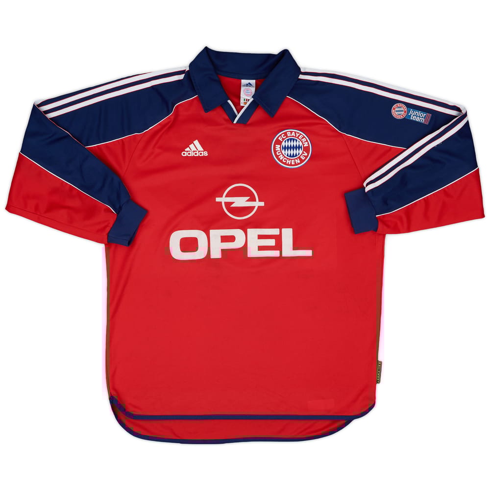 1999-01 Bayern Munich 'Junior Team' Match Issue Home L/S Shirt #5