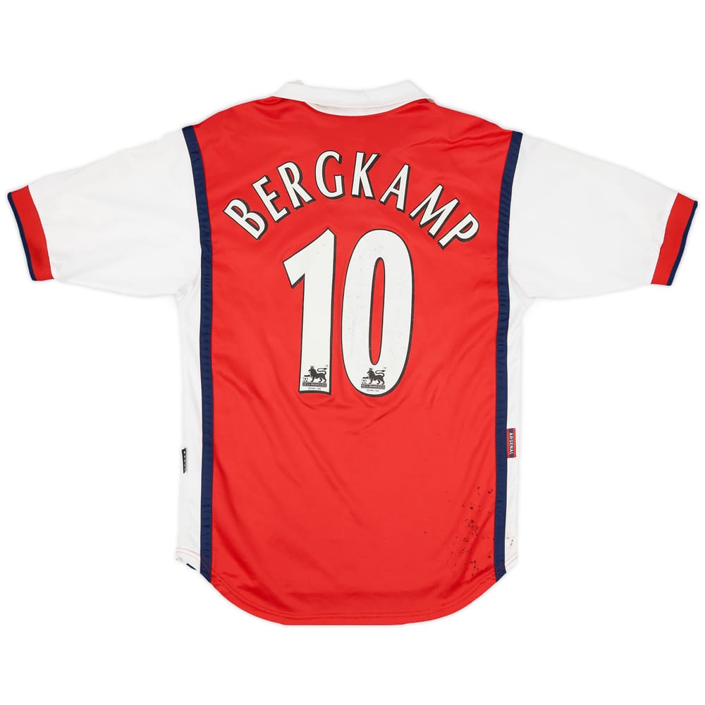 1999-00 Arsenal Home Shirt Bergkamp #10 - 5/10 - (XS)