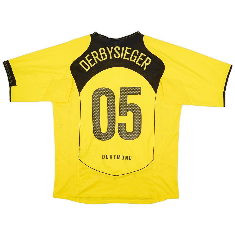 2004-05 Borussia Dortmund Home Shirt Derbysieger #05 - 6/10 - (XL)