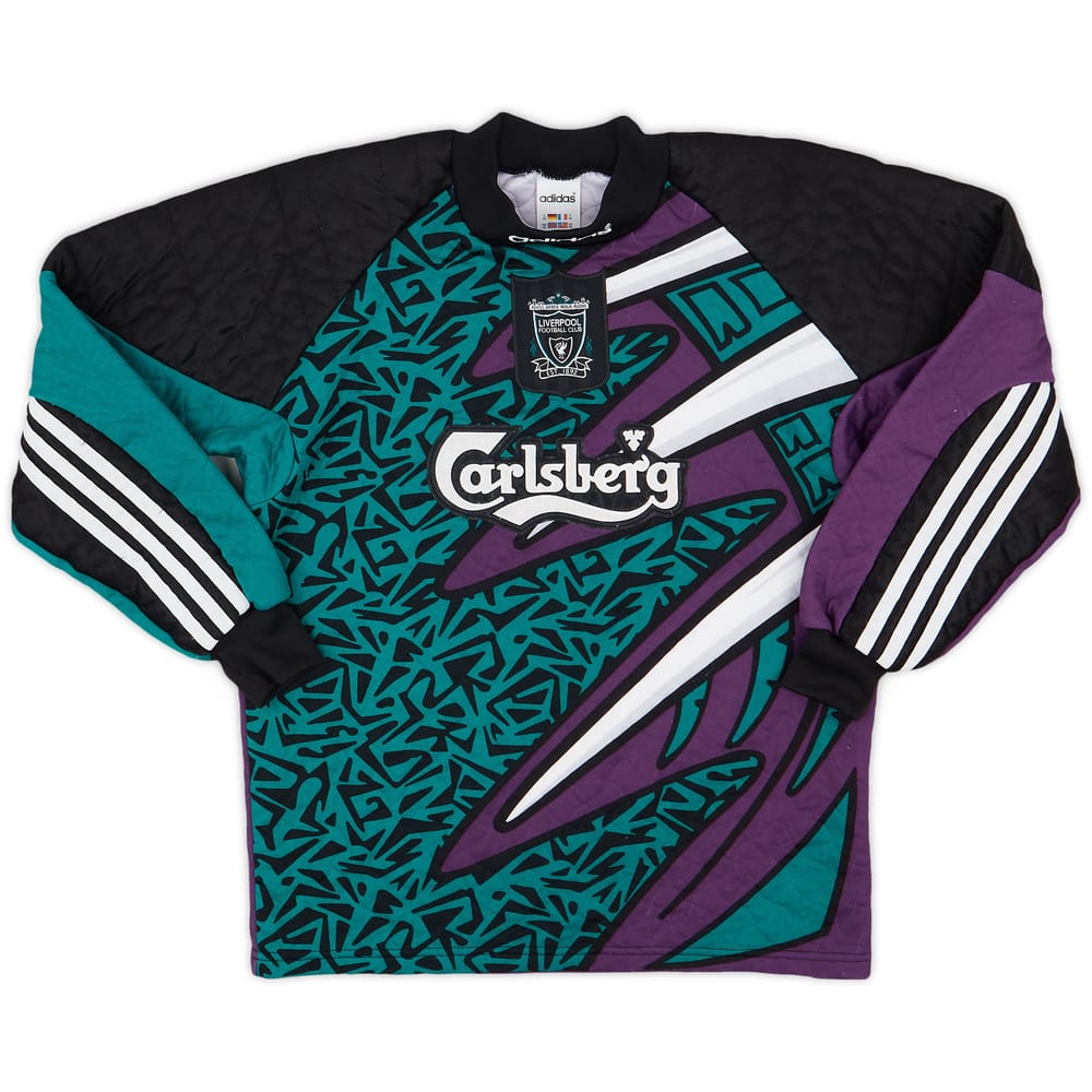 1995-96 Liverpool GK Shirt - 9/10 - (XS)
