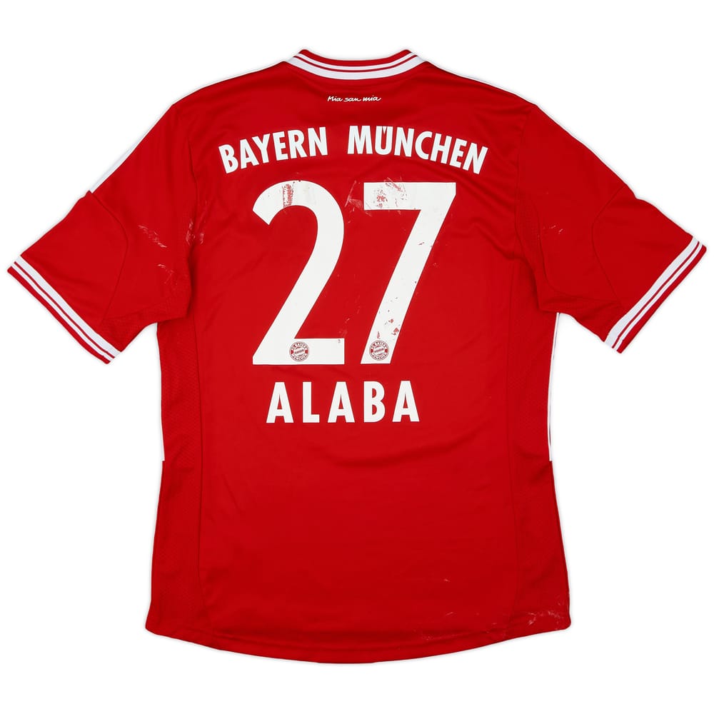 2013-14 Bayern Munich Home Shirt Alaba #27 - 5/10 - (M)