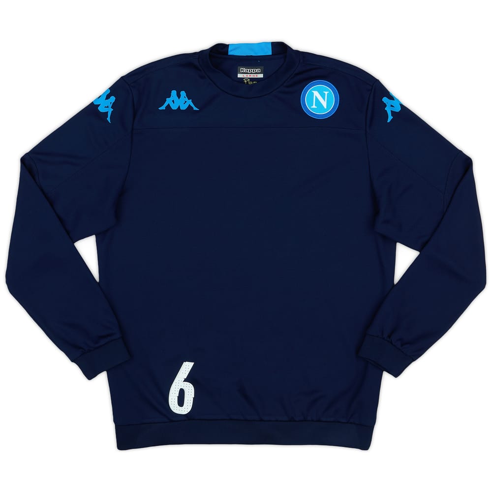 2017-18 Napoli Player Issue Training Top - 5/10