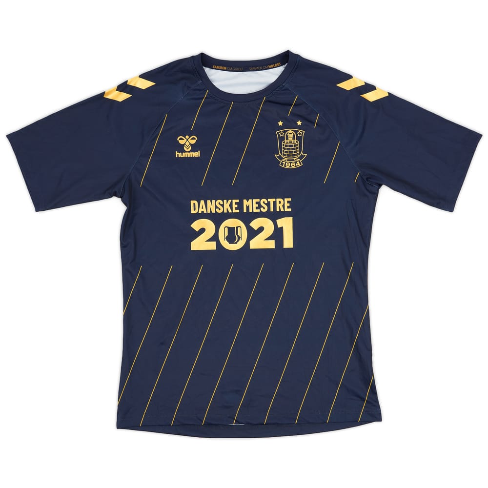 2020-21 Brondby Champions Shirt - 8/10 - (L)