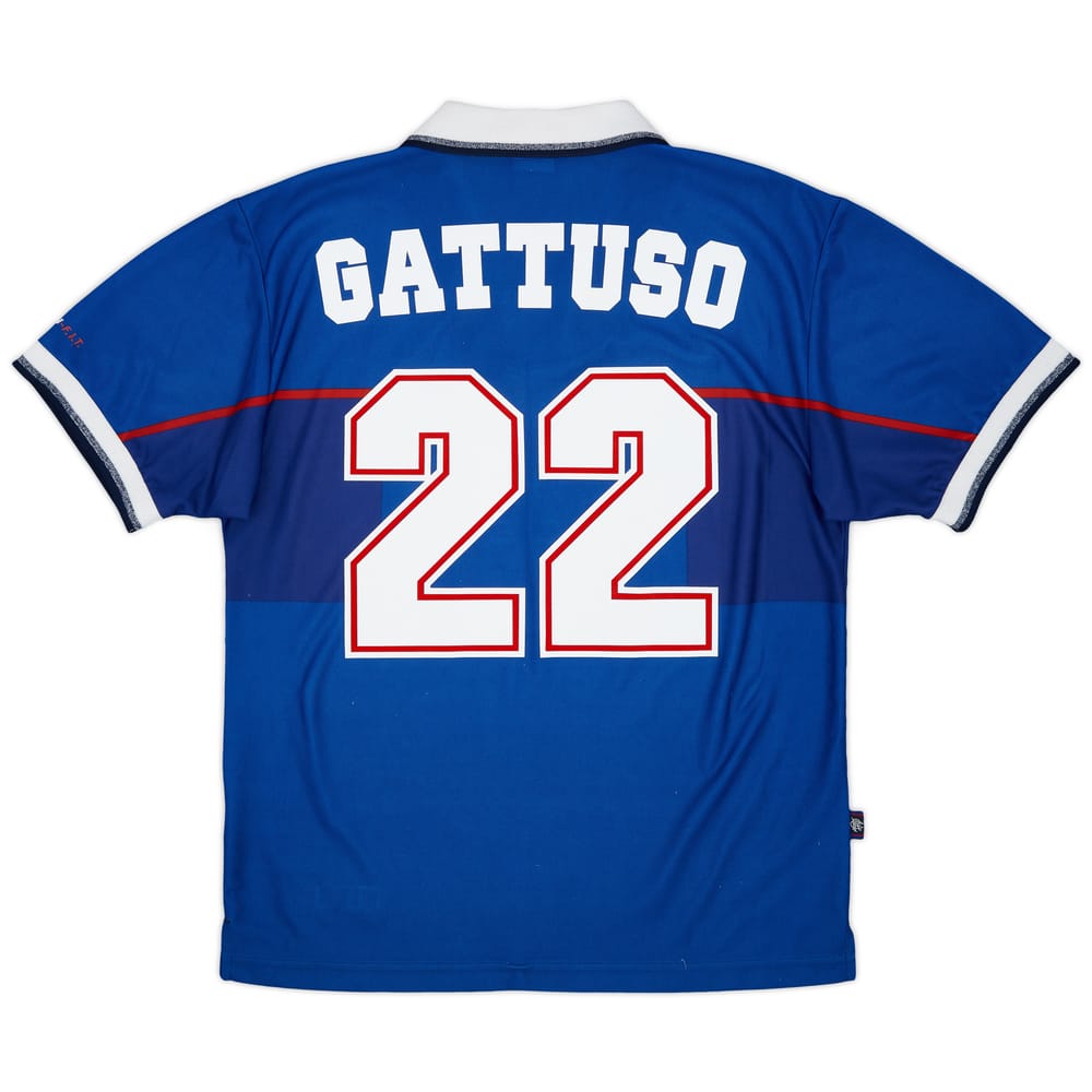 1997-99 Rangers Home Shirt Gattuso #22 - 8/10 - (M)