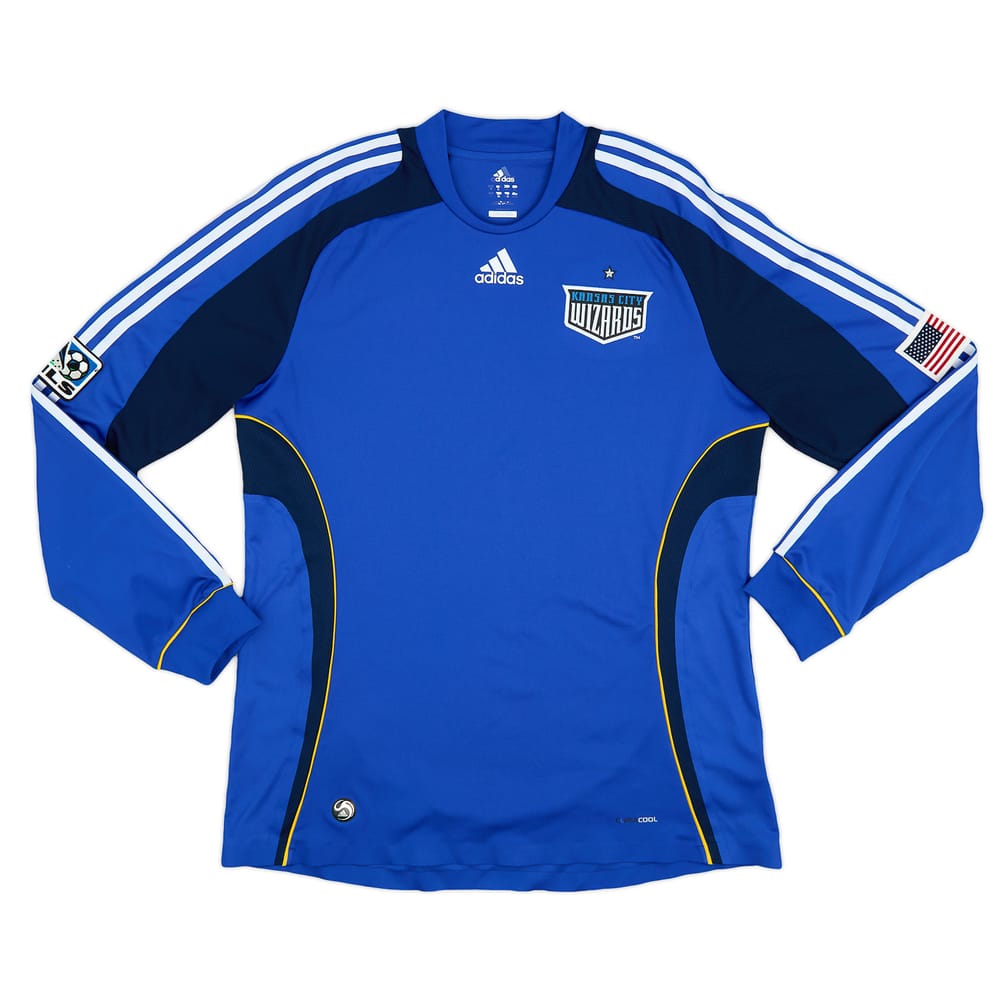 2008-09 Kansas City Wizards Home L/S Shirt - 9/10 - (XL)