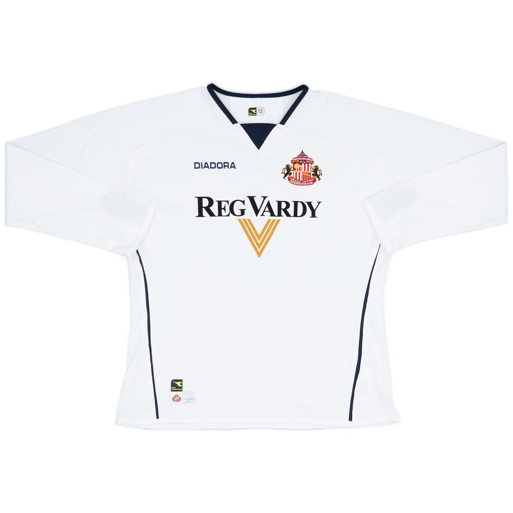 2004-05 Sunderland Away L/S Shirt - 7/10 - (Women's L)