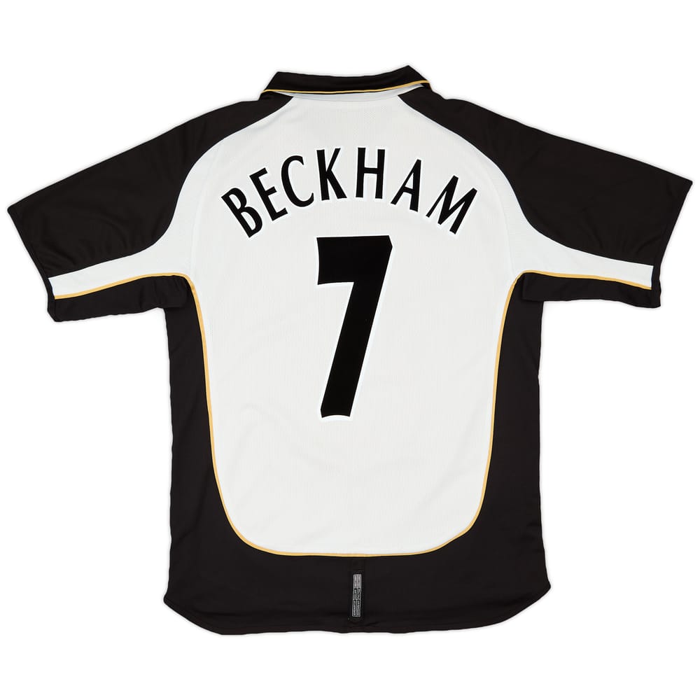 2001-02 Manchester United Centenary Away/Third Shirt Beckham #7 - 8/10 - (M)