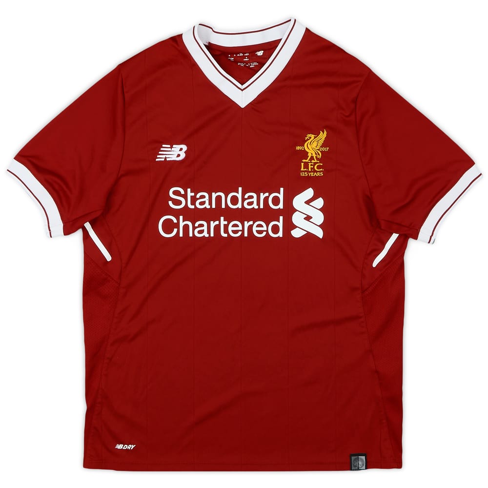 2017-18 Liverpool 125 Years Home Shirt - 8/10 - (L.Boys)