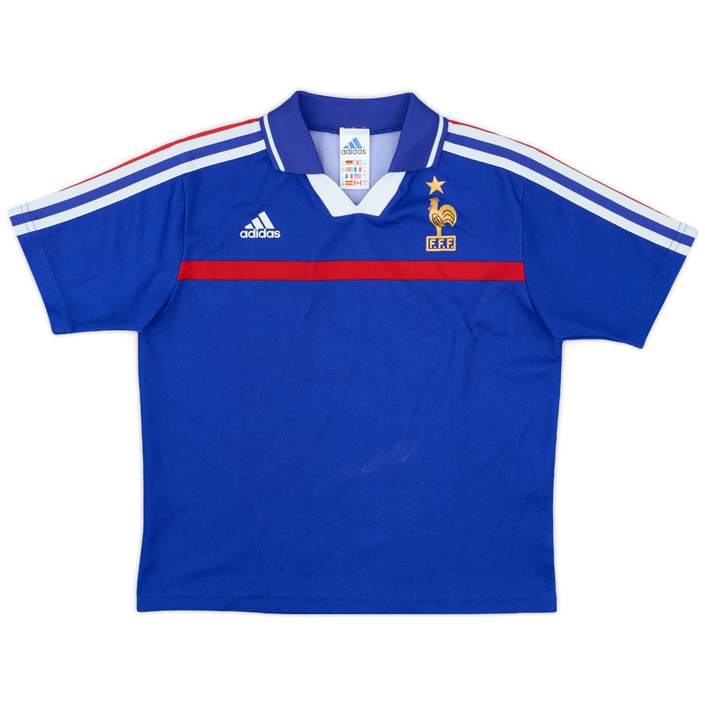 2000-02 France Home Shirt - 7/10 - (S.Boys)
