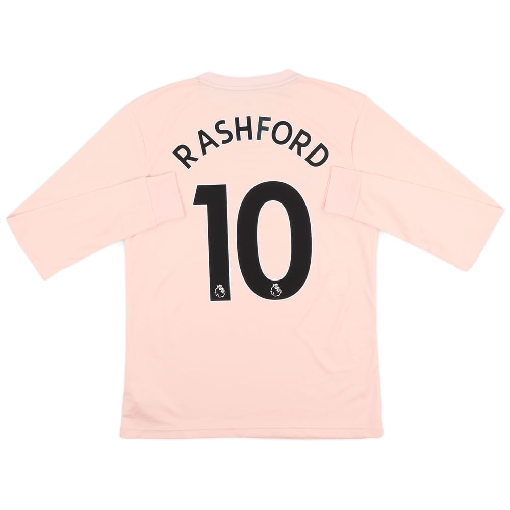 2018-19 Manchester United Away L/S Shirt Rashford #10 - 10/10 - (S)