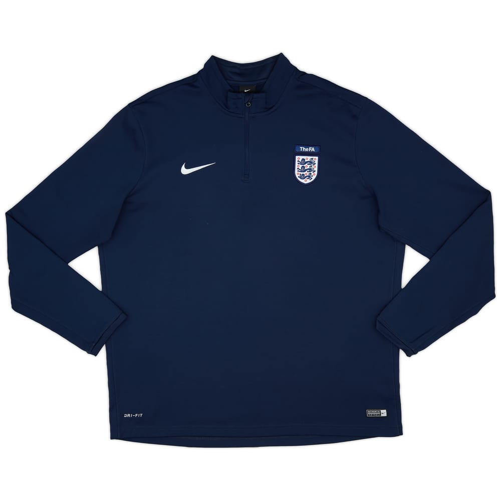2016-17 England Referee Nike 1/4 Zip Drill Top - 9/10 - (XXL)
