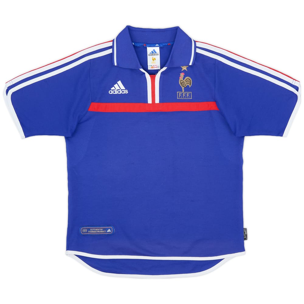 2000-02 France Home Shirt - 8/10 - (Y)