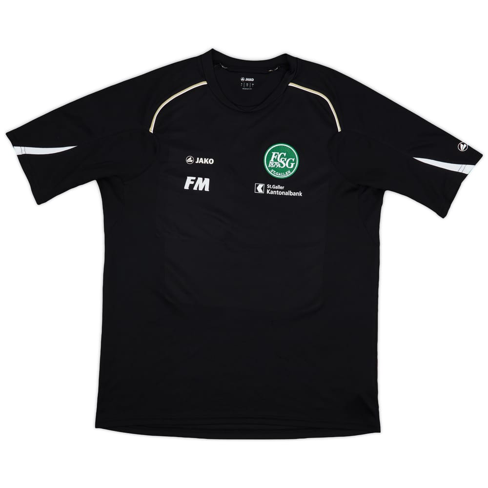 2011-12 St Gallen Jako Staff Issue Training Shirt FM - 9/10 - (M)