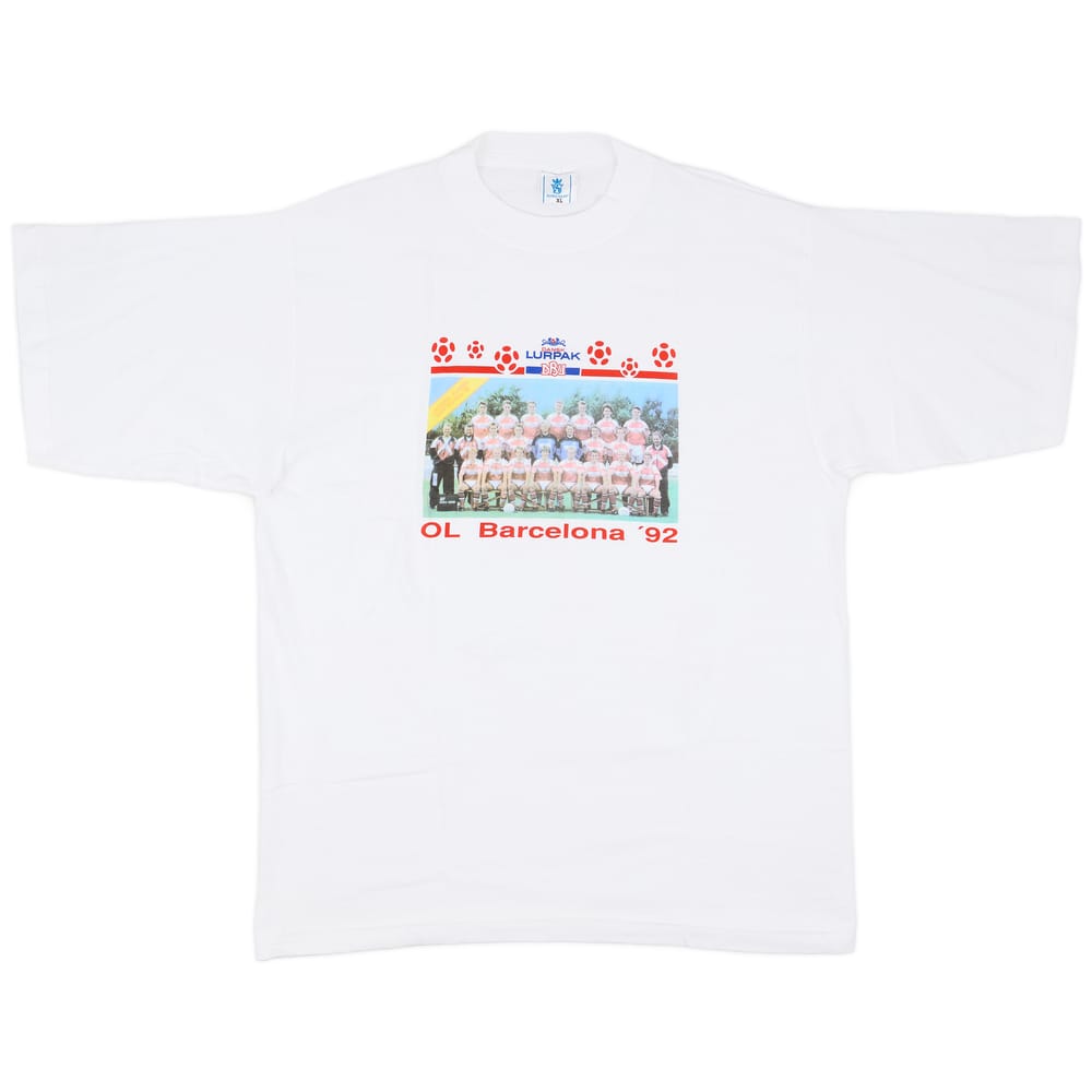 1992 Denmark Olympics Leisure Tee - 8/10 - (XL)