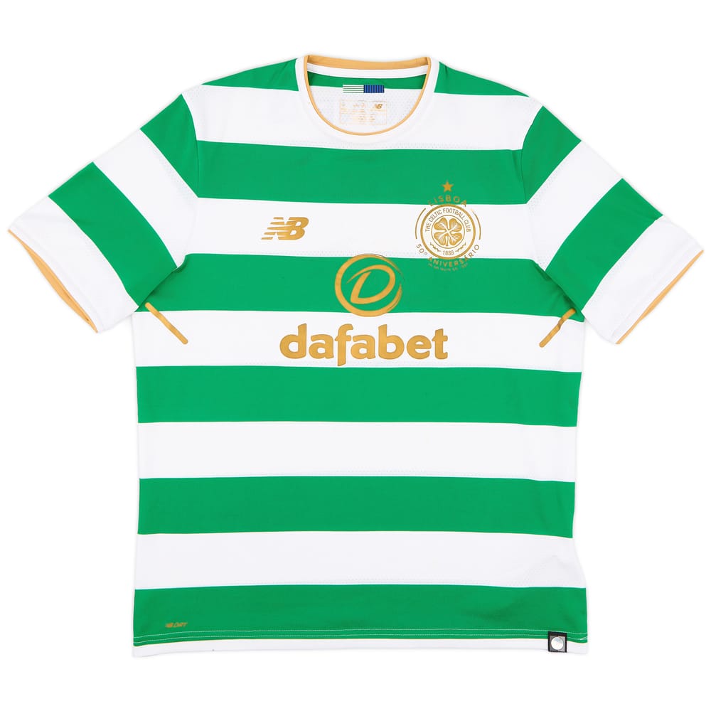 2017-18 Celtic 'Lisbon Lions 50th Anniversary' Home Shirt - 8/10 - (L)