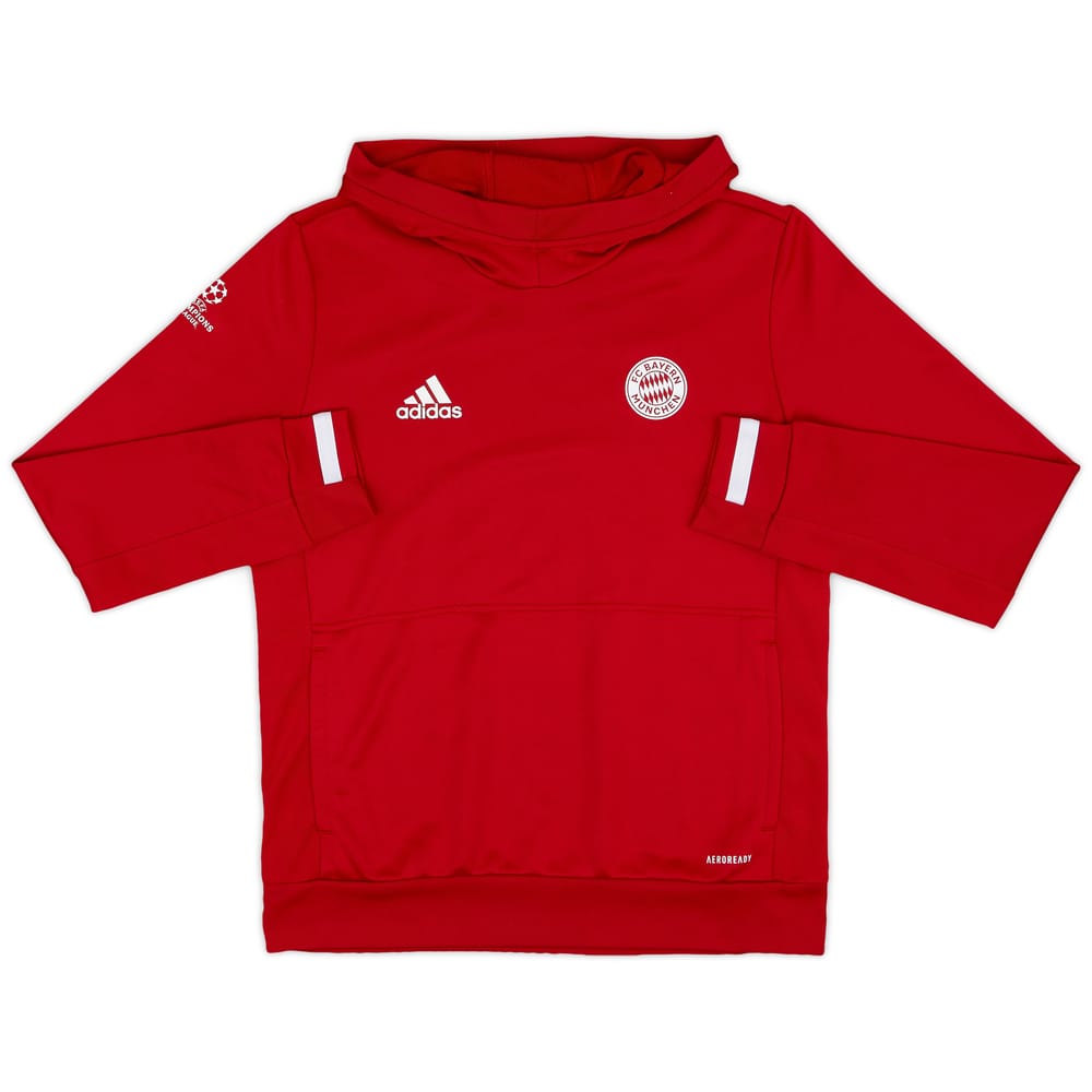 2018-19 Bayern Munich adidas CL Hooded Sweat Top - 8/10 - (L.Boys)