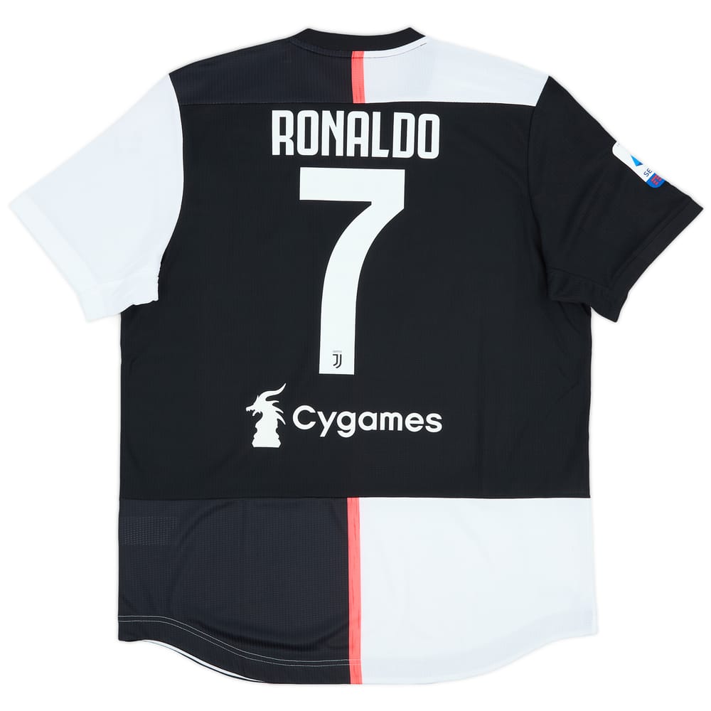 2019-20 Juventus Player Issue Home Shirt Ronaldo #7 (L/XL)