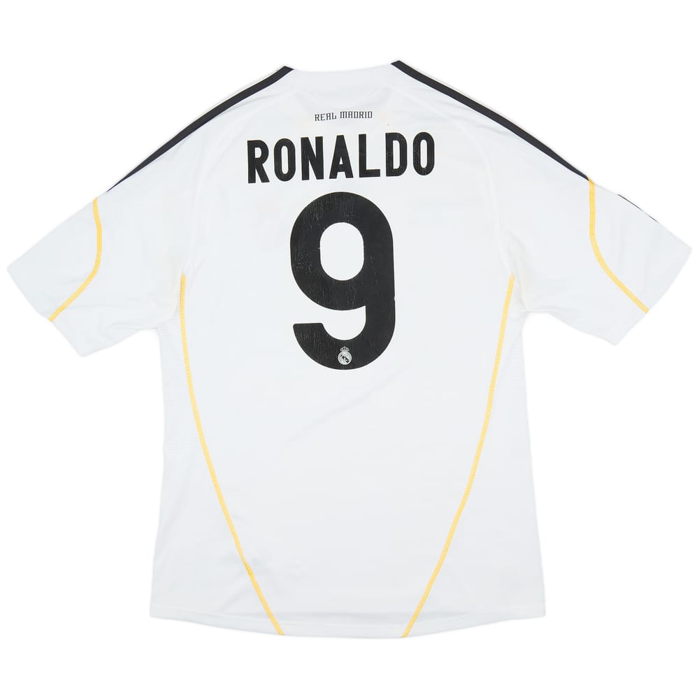 2009-10 Real Madrid Home Shirt Ronaldo #9 - 6/10 - (L)