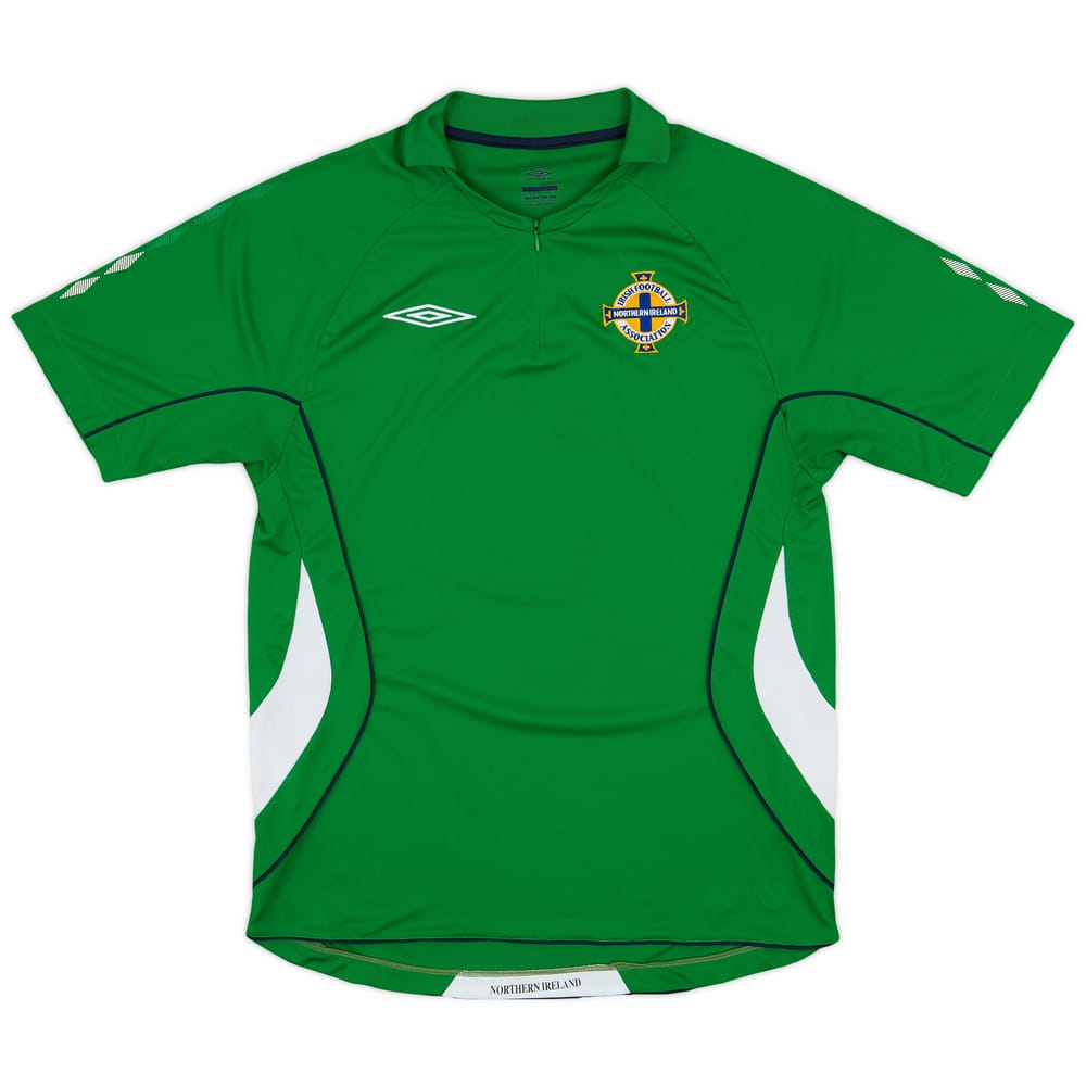 2006-08 Northern Ireland Umbro 1/4 Zip Training Shirt - 7/10 - (L)