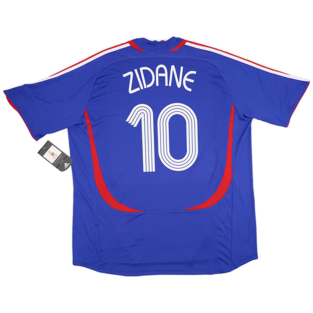 2006-07 France Home Shirt Zidane #10 (XXL)