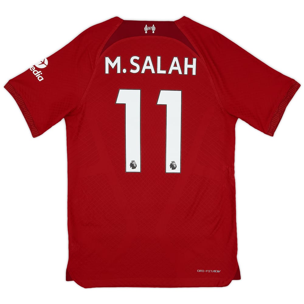 2022-23 Liverpool Authentic Home Shirt M.Salah #11 - 9/10 - (S)