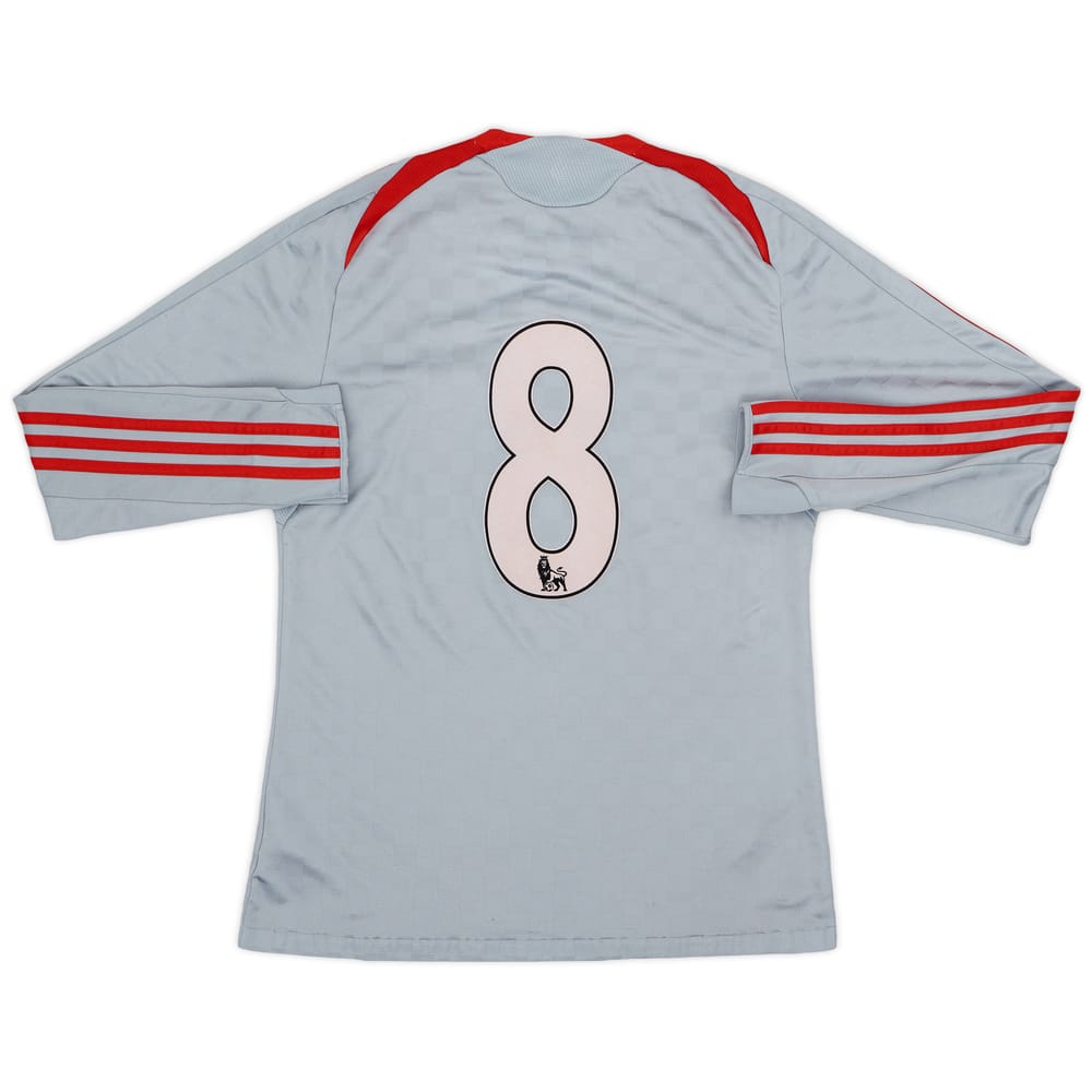 2008-09 Liverpool Away L/S Shirt #8 - 6/10 - (M)
