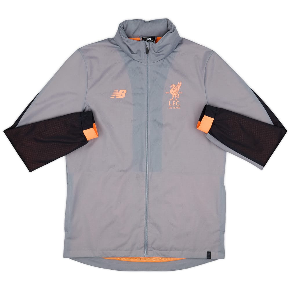 2017-18 Liverpool New Balance Hooded Rain Jacket - 6/10 - (L)