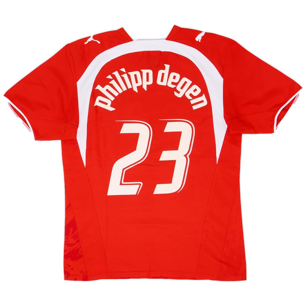 2000-01 Switzerland Home Shirt Philipp Degen #23 - 9/10 - (S)
