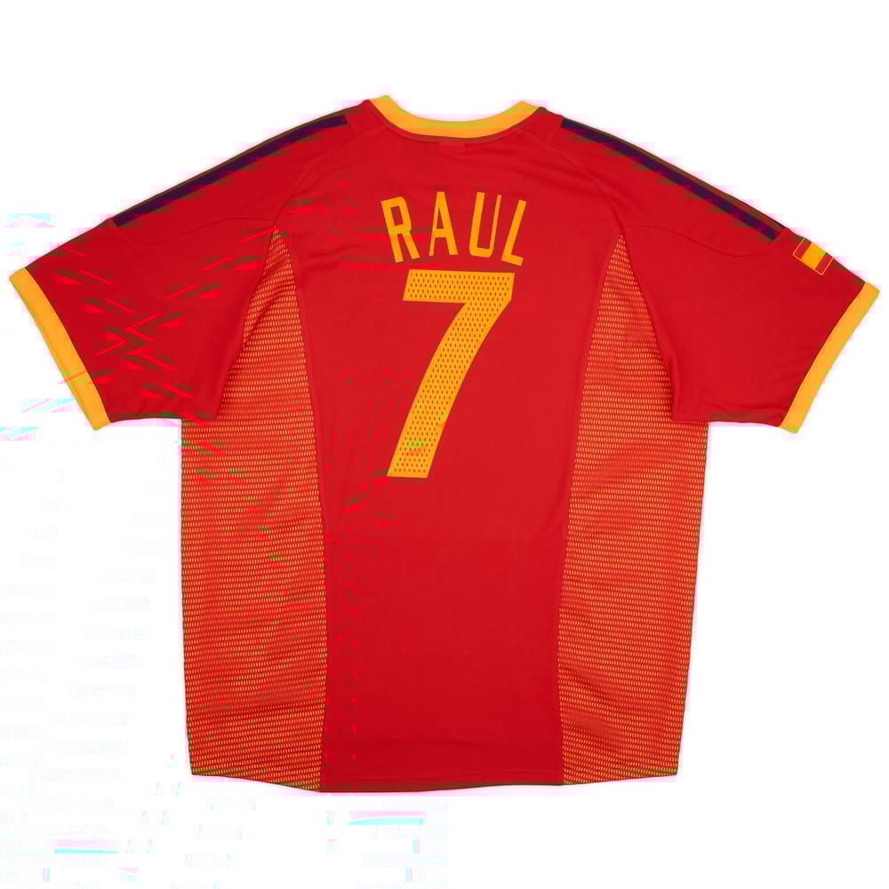 2002-04 Spain Home Shirt Raul #7 (XL)