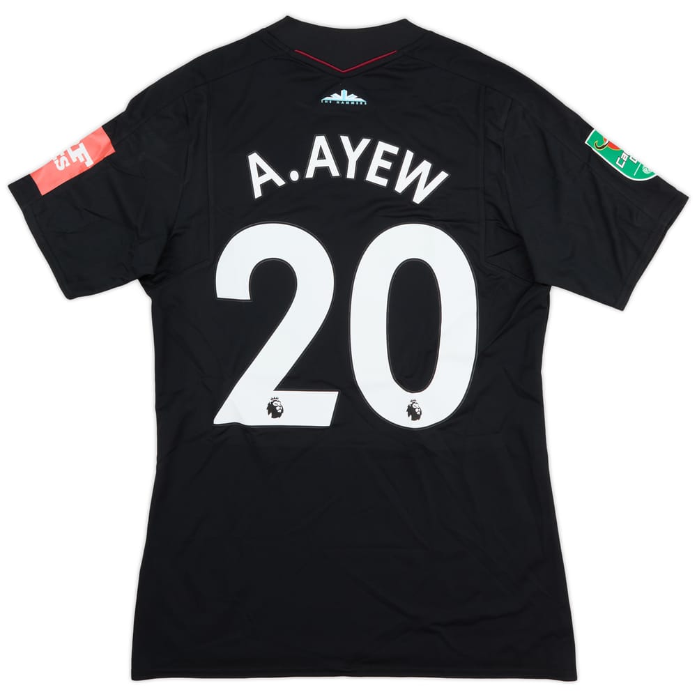 2017-18 West Ham Match Issue EFL Cup Away Shirt A. Ayew #20