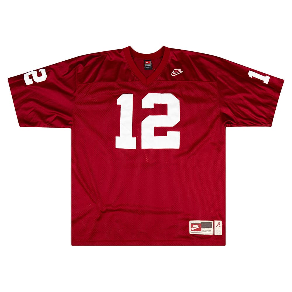 1965 Alabama Crimson Tide Stabler #12 Nike Throwback Jersey (Home) 3XL