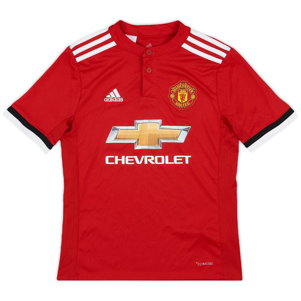 2017-18 Manchester United Home Shirt - 9/10 - (M.Boys)