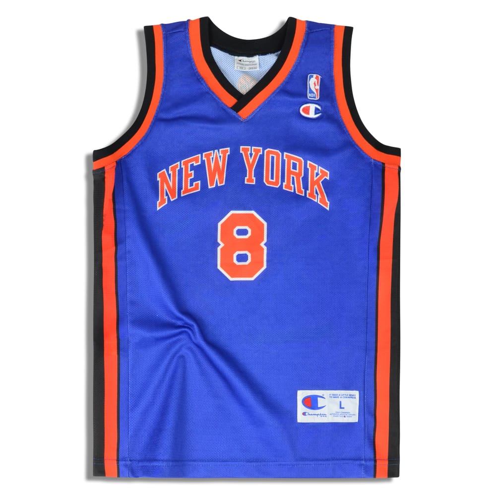2001-03 New York Knicks Sprewell #8 Champion Jersey (Away) Y