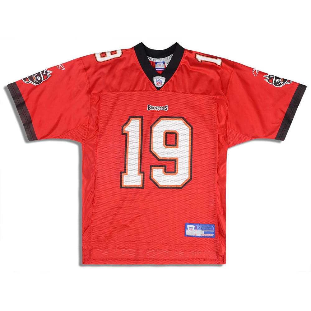 2002-03 Tampa Bay Buccaneers K. Johnson #19 Reebok On Field Jersey (Home) M