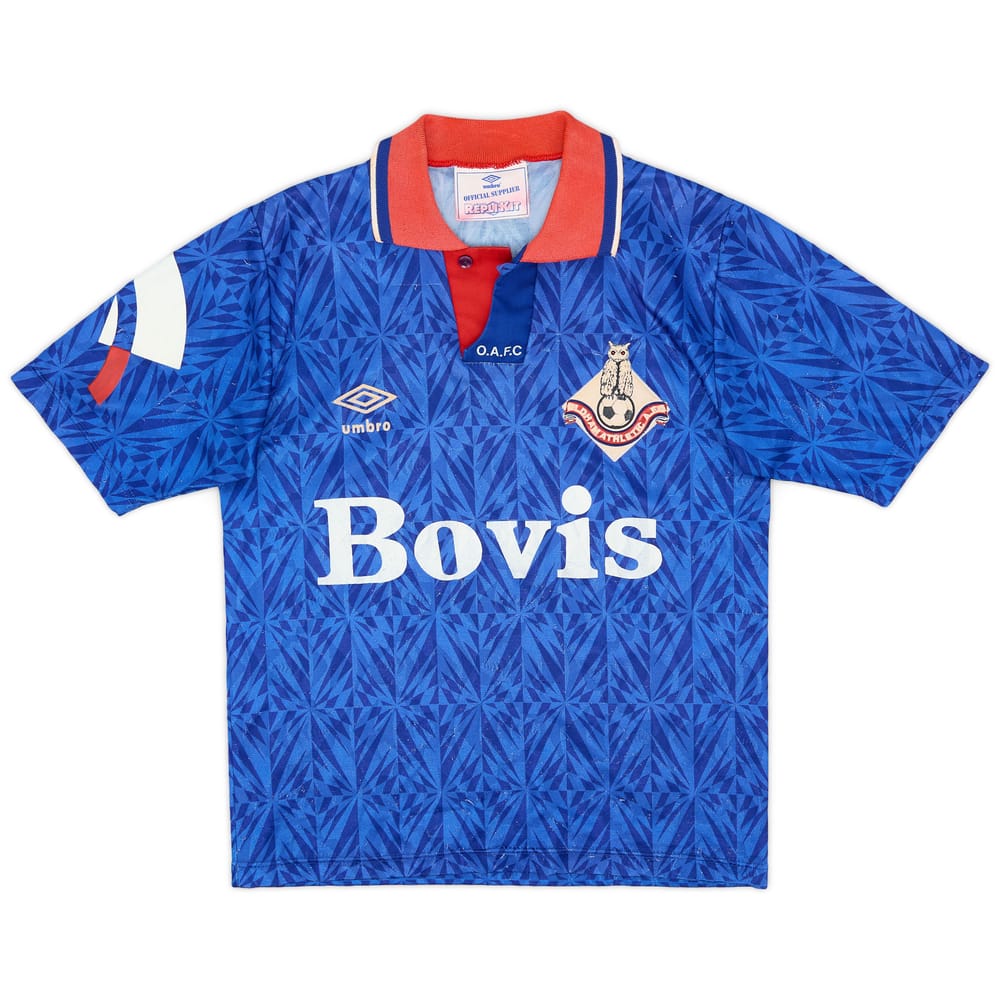 1991-93 Oldham Athletic Home Shirt - 7/10 - (L.Boys)