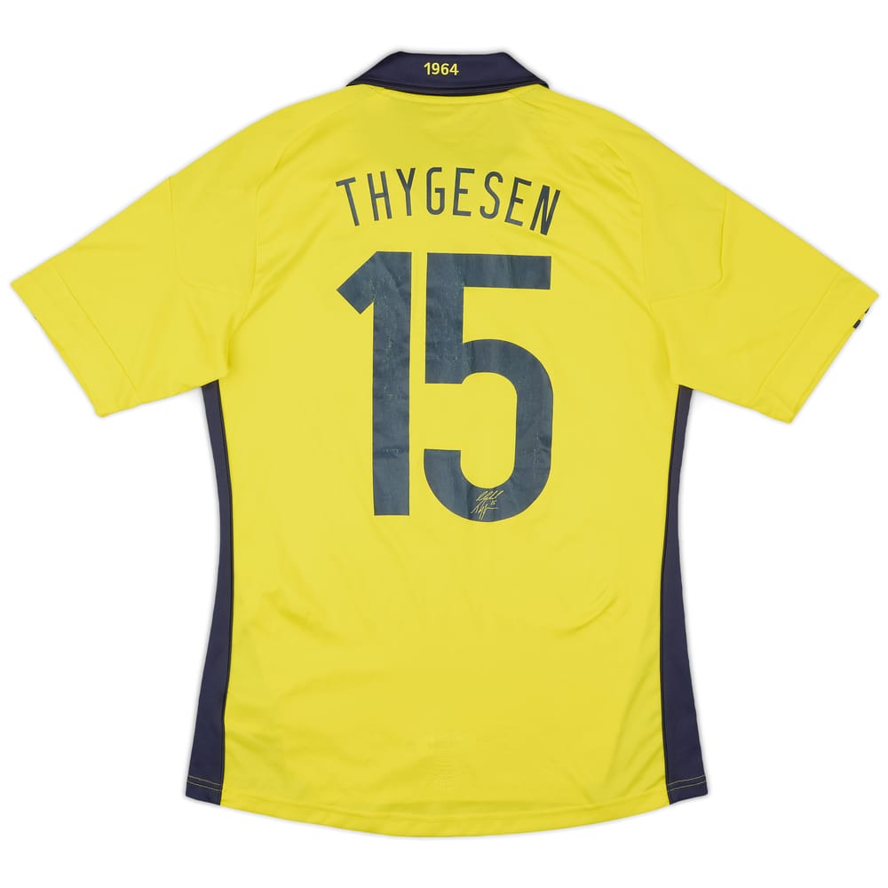 2010-12 Brondby Home Shirt Thygesen #15 - 4/10 - (M)