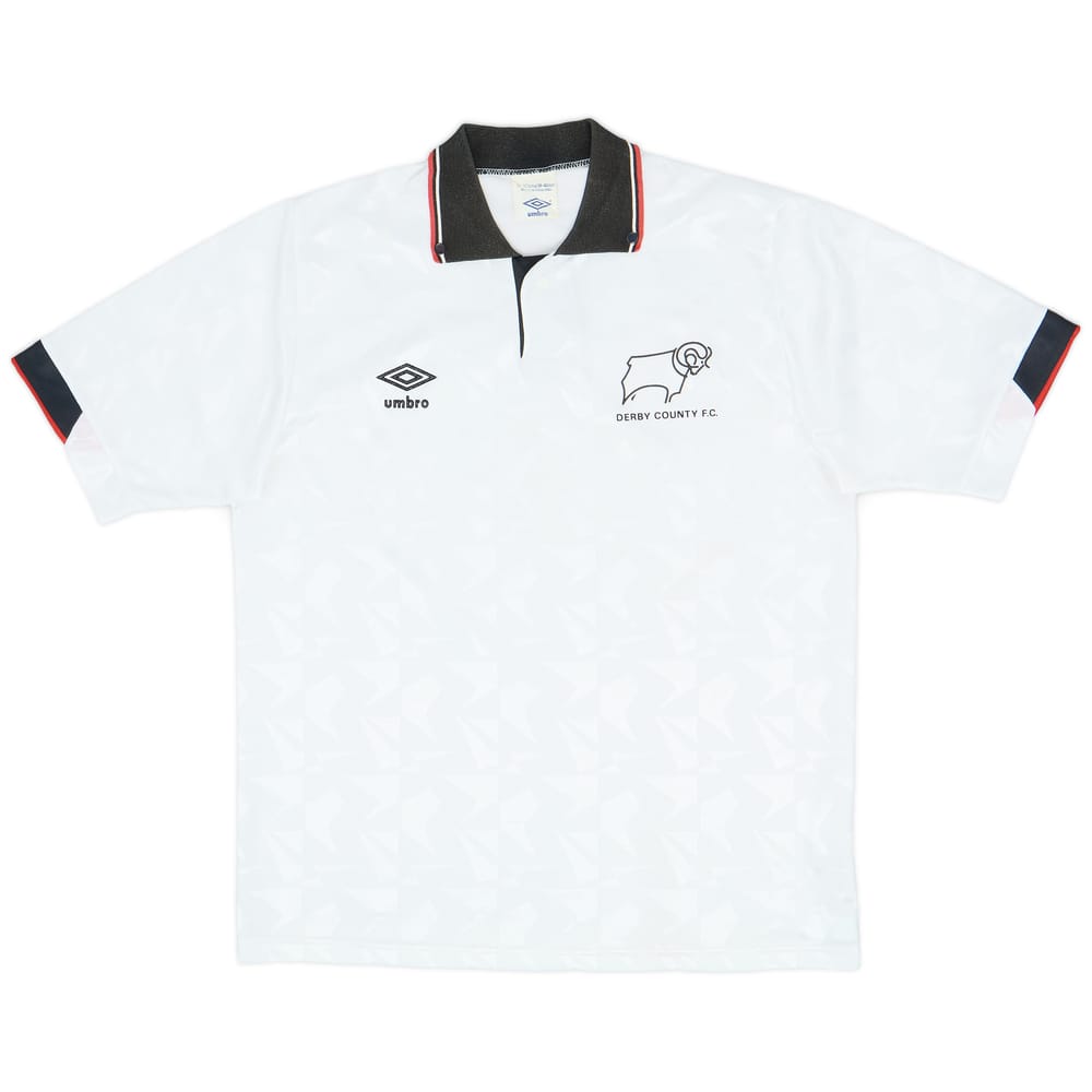 1989-91 Derby County Home Shirt - 9/10 - (M)