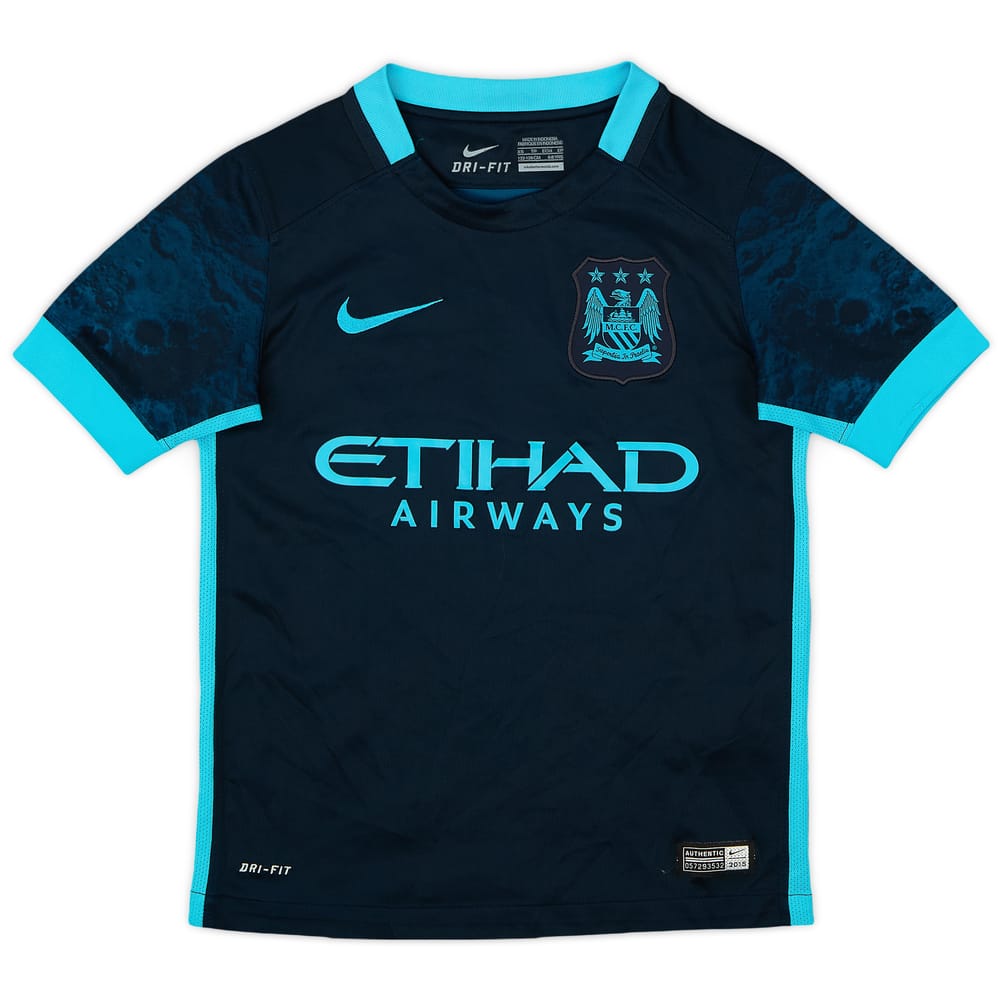 2015-16 Manchester City Away Shirt - 7/10 - (7-8 Years)