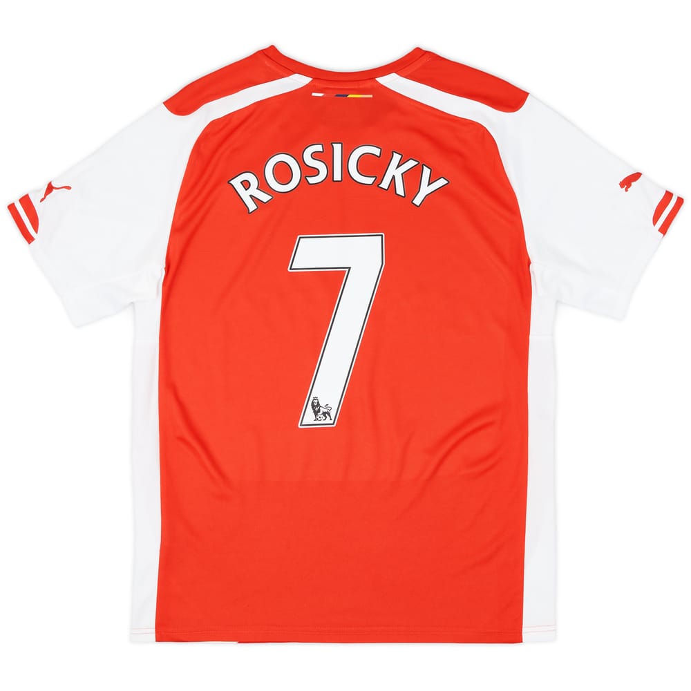 2014-15 Arsenal Home Shirt Rosicky #7 - 8/10 - (M)