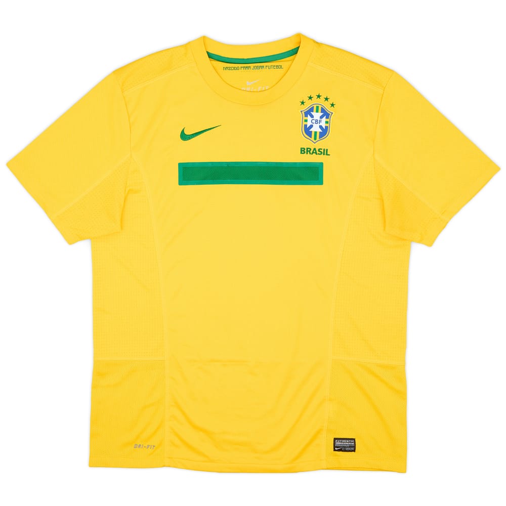 2011 Brazil Home Shirt - 7/10 - (L)