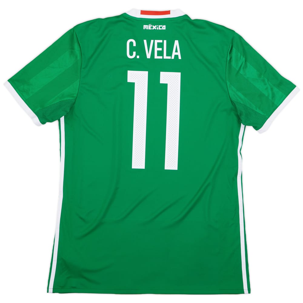 2016-17 Mexico Copa America Home Shirt Vela #11 - 9/10 - (M)