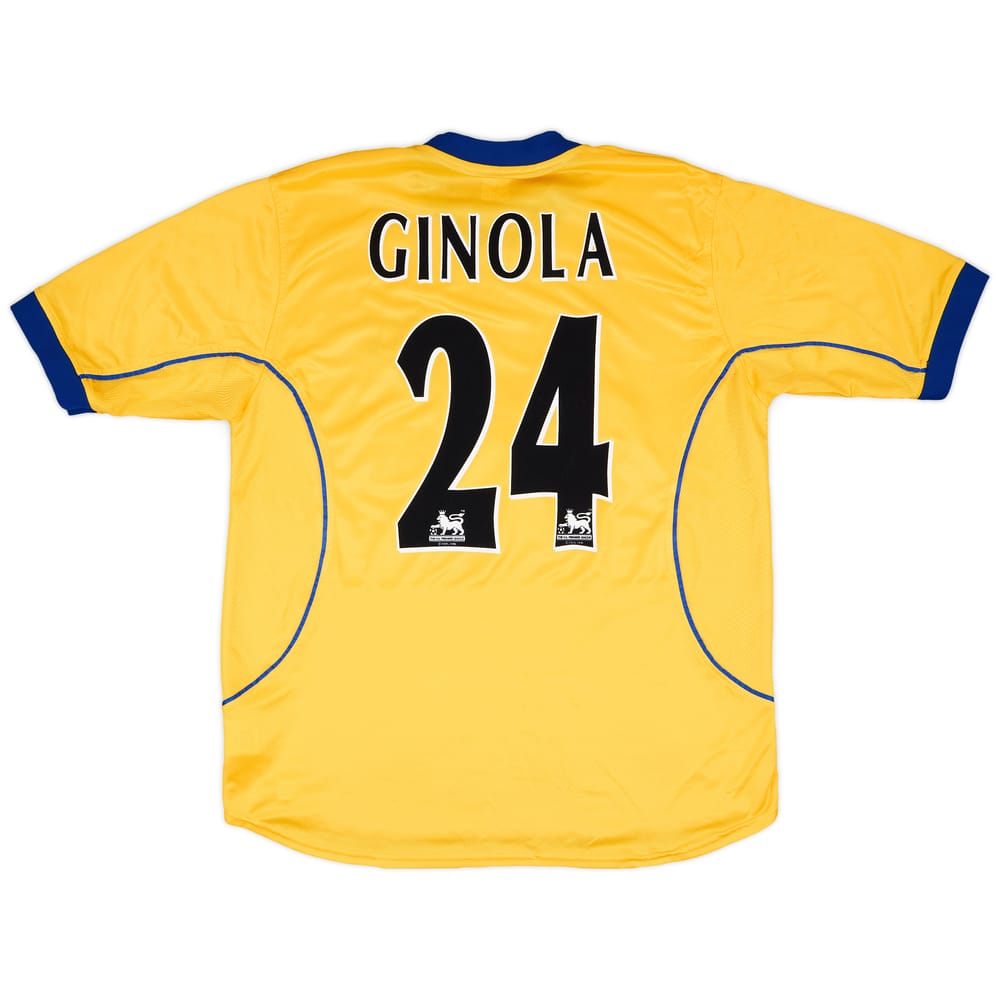 2000-01 Everton Away Shirt Ginola #24 - 9/10 - (L)