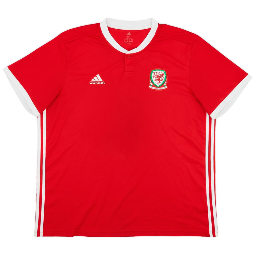 2018-19 Wales Home Shirt - 7/10 - (XXL)