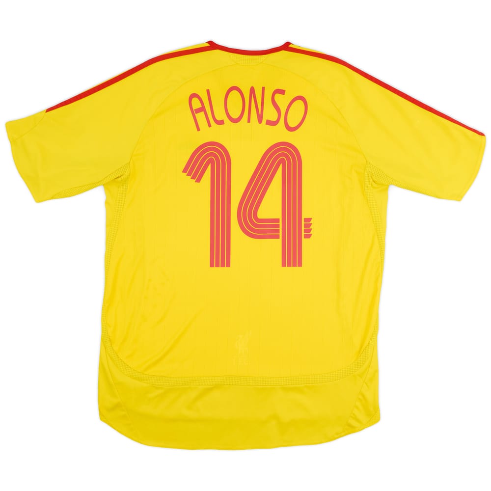 2006-07 Liverpool Away Shirt Alonso #14 - 7/10 - (L)