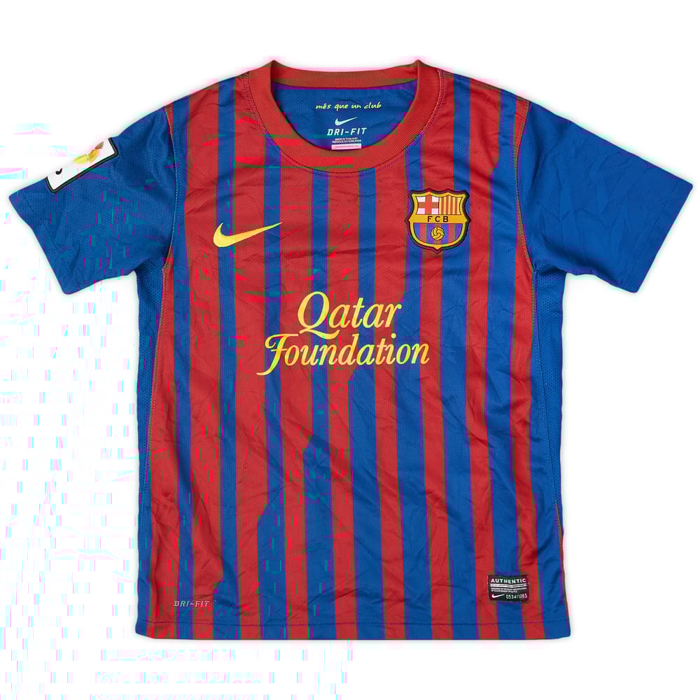 2011-12 Barcelona Home Shirt - 5/10 - (S.Boys)
