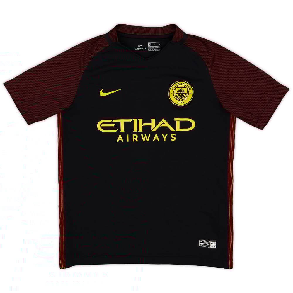 2016-17 Manchester City Away Shirt - 9/10 - (M.Boys)