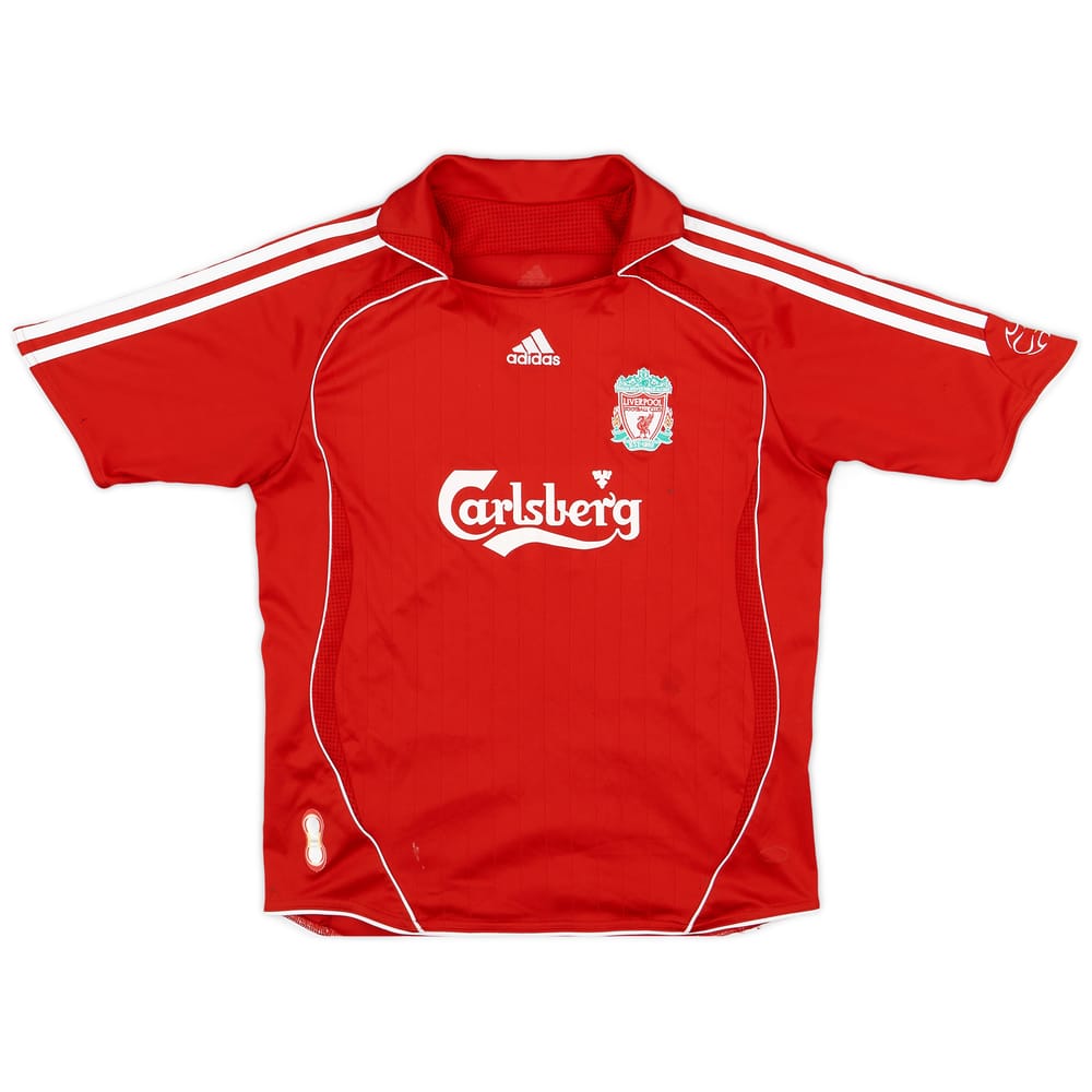 2006-08 Liverpool Home Shirt - 6/10 - (M.Boys)