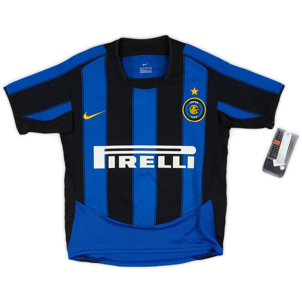 2003-04 Inter Milan Home Shirt (XS.Boys)